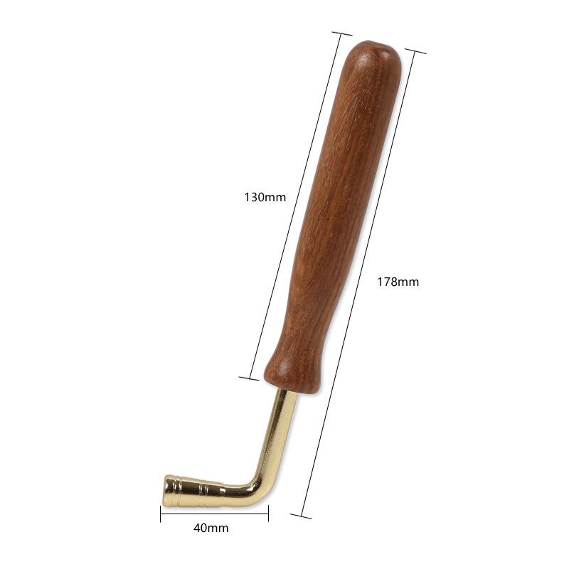 Solid Wood Guzheng Tuning Wrench: Dedicated String Tightening Tool