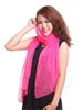 Women's 180cm Rectangular Silk Scarf with Glittered Design