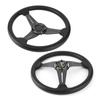 350mm/14in Racing Car Drifting Steering Wheel Replacement Universal Modified AccessoryBlack