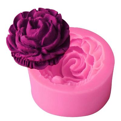 1 szt. Róża Kwiat Formy Silikonowe Ciasto Dekoracja Sugarcraft & Czekolada Mydło Glina Formy