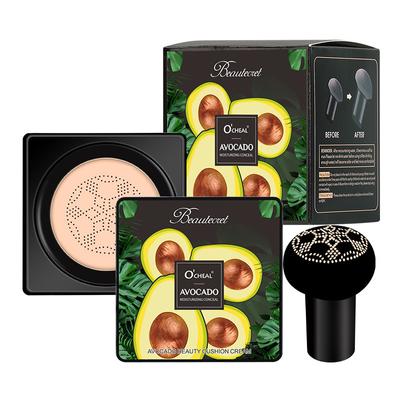 אבוקדו Oil Control Beauty Cream הלבנת וקונסילר Liquid Foundation עמיד למים CC Cream Mushroom Cushion Bb Cream