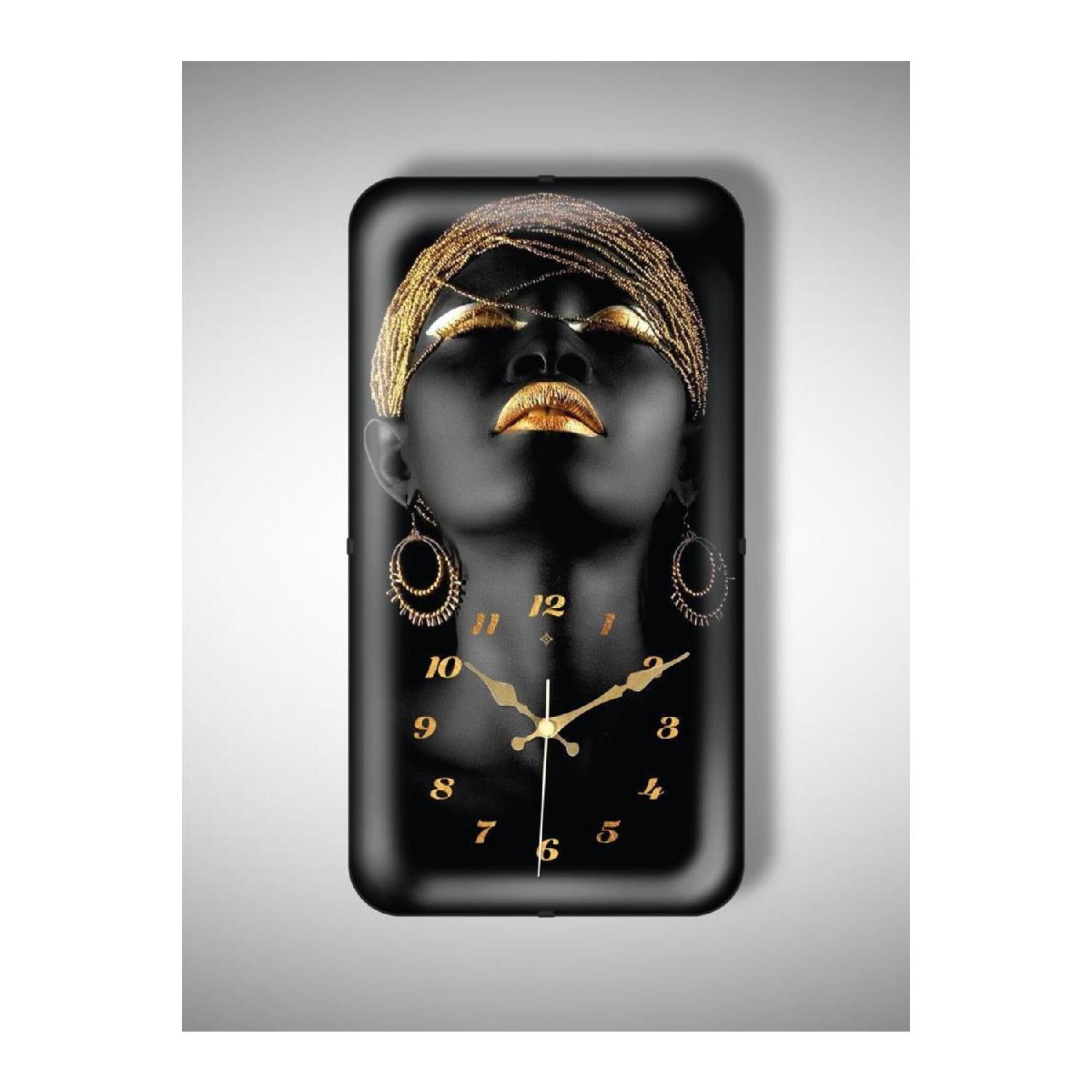 

Aypa Ayp D-1988-08 Прямоугольные настенные часы из гнутого стекла чёрный