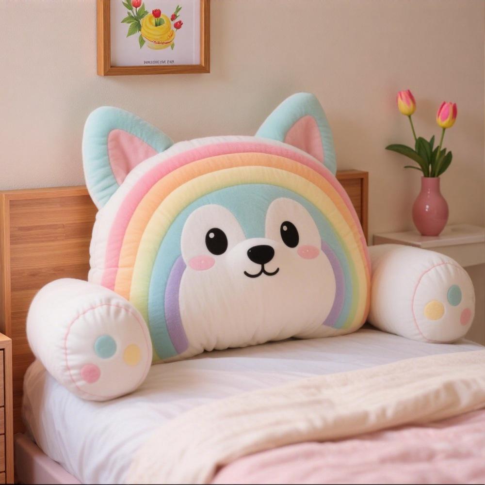 Soft Upholstered Bedside Cushion - Washable Tatami Style for Kids' Bedroom
