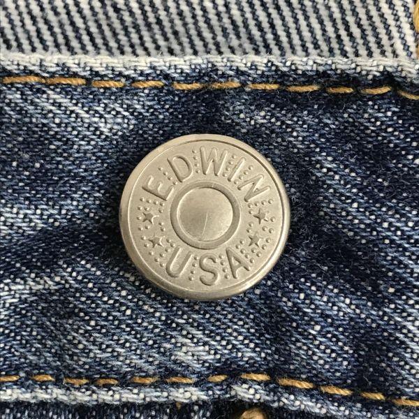EDWIN USA 50288-12 Denim Pants W32 Inseam 67cm Vintage 80s-90s USA(USED)