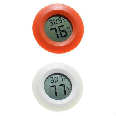 Round Thermometer Humidity LCD Display