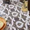 British Fashion Gold Thread Embroidered Table Runner TV Wall Cabinet Piano Cover Cloth Wedding Party Hotel Villa Home Decoration
