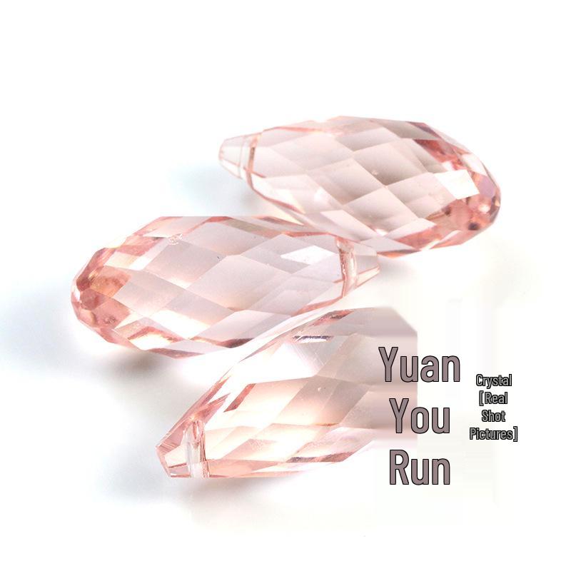 Crystal Glass Teardrop Beads 6x12MM Horizontal Hole for Handmade Jewelry DIY.