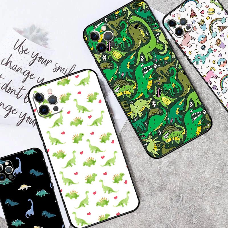 Dinosaur Pattern For Huawei Nova 11i 12i 8i 7i 3i 9 10 SE Y60 Y61 Y70 Y72 Y73 Y90 Y91 P20 P30 P40 Lite Case