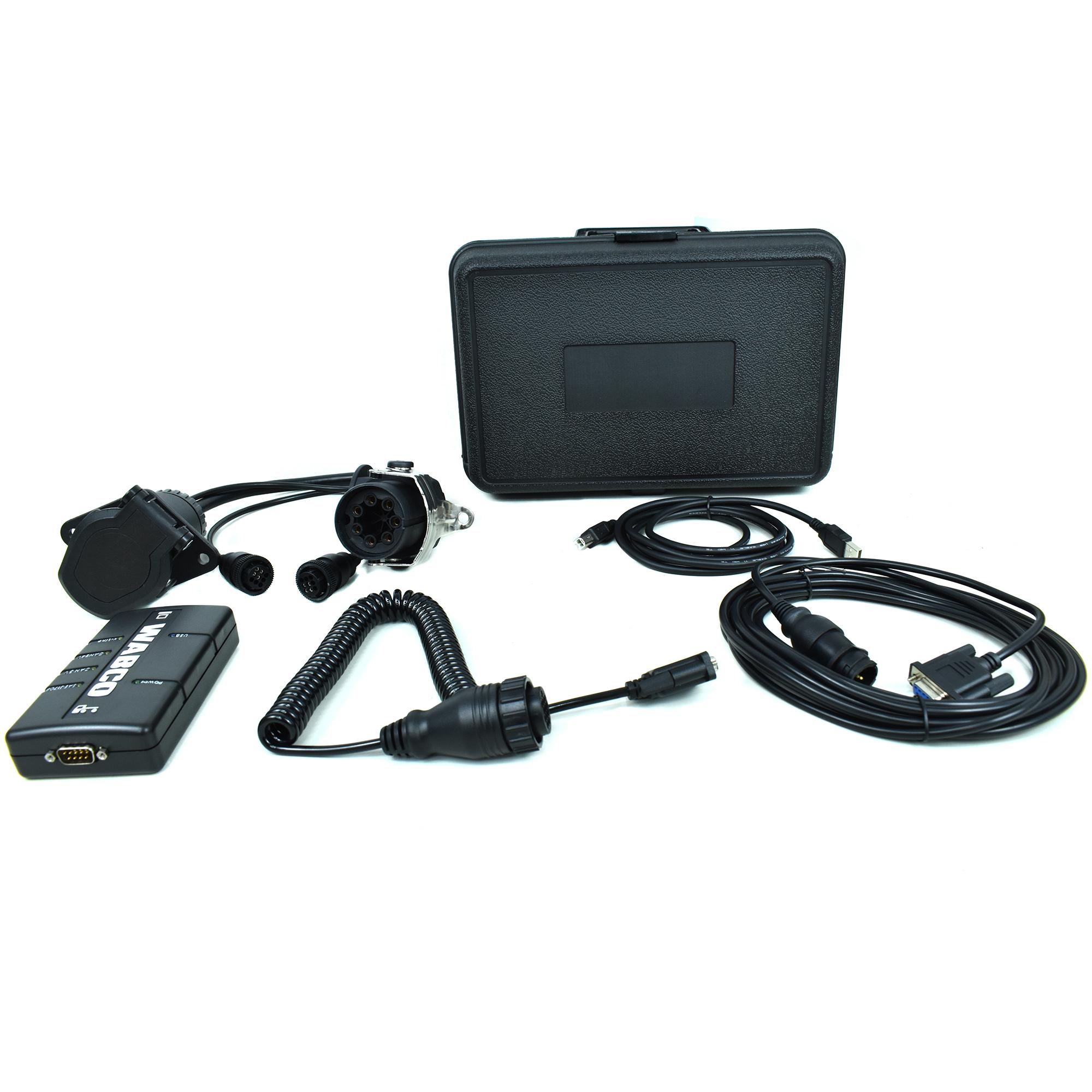 

WABCO systems Trailer brakes Truck transmission diagnostic tool чорний