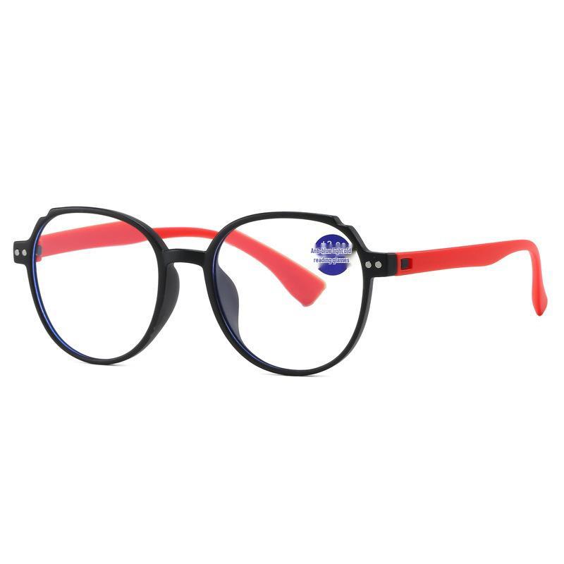 High-End Anti-Blue Light Fashion Reading Glasses for Seniors Anti-blue Light +100