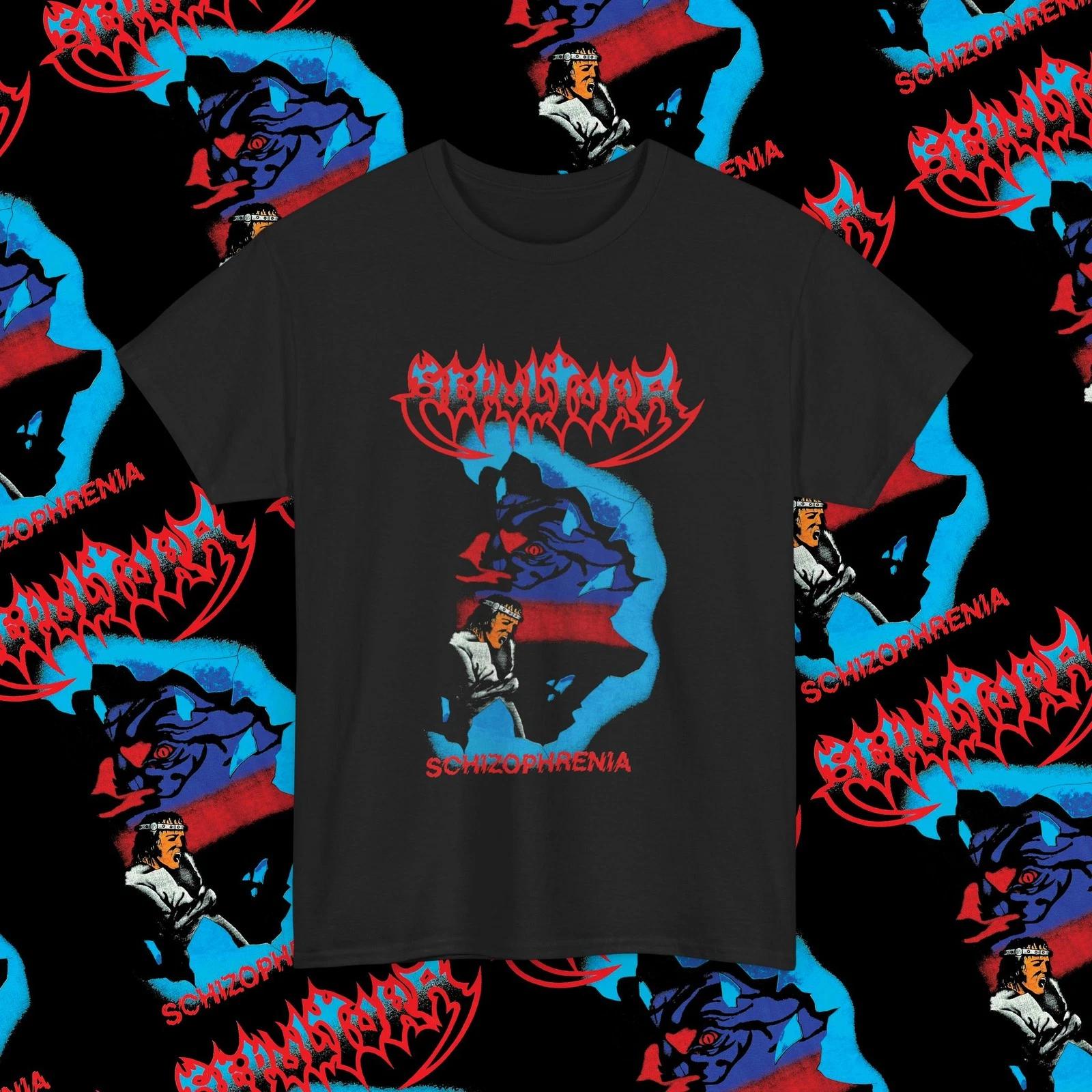 Sepultura  Schizophrenia  Vintage Reprint, Death Metal Band T-Shirt 3XL