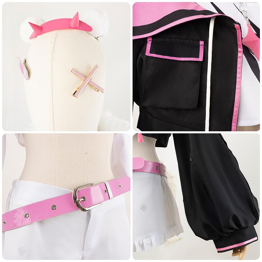[Milky Time] Hololive Fuwawa Abyssguard Mokoko Abyssguard Cosplay Halloween (Mokoko Abyssguard)
