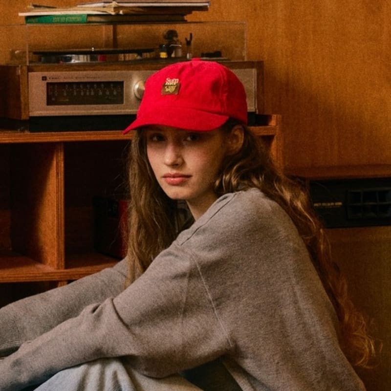 Tarrytown Summer Corduroy Victor Ball Cap(Red)