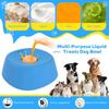 Anti-Choking Slow Feeder Dog Bowl Non-Slip 1/1 Cup - Lick Toy for Liquid Treats Bone Broth Yogurt
