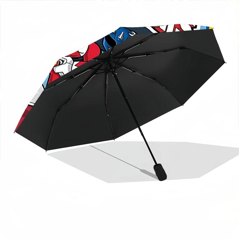 1pz Power Rangers Eroi Ombrello Automatico Antivento, Leggero per Donne/Uomini, Regalo di Natale Perfetto a0811228