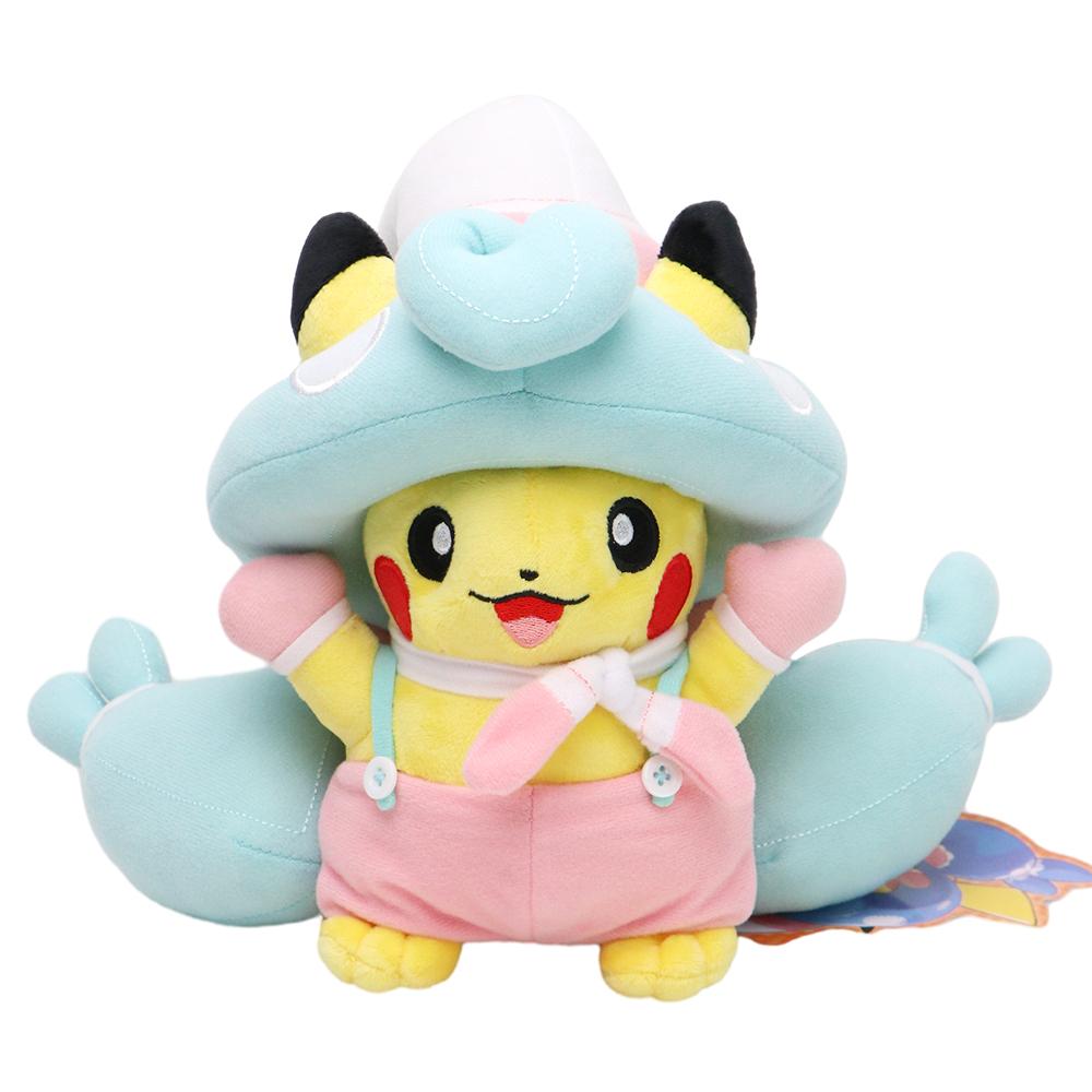 Cos Eevee Pikachu Cosplay Plush Toys Charizard Peluche Lucario Stuffed Animal Doll Plushies Cute Cartoon Gift Cartoon 20-25CM