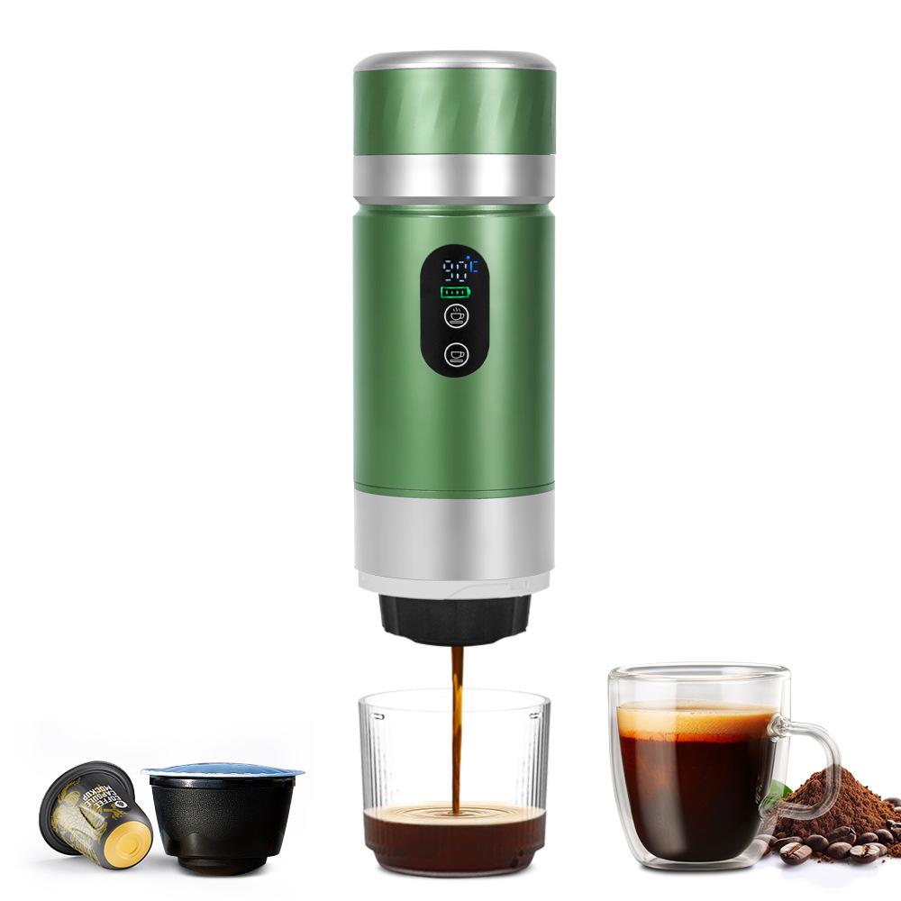 Tragbare 3-in-1 Kabellose Beheizbare Espresso-Kapsel-Kaffeemaschine
