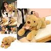 Plush Labrador Dog Toy With Prone Posture Design For Children And Sleep Comfort