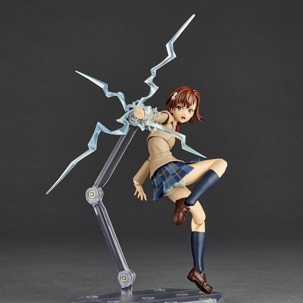 Revoltech Amazing Yamaguchi A Certain Scientific Railgun Misaka Mikoto Winter Uniform Ver.
