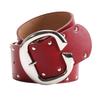 Double Row Rivets Studded Waist Belt PU Leather Waistband Punk Waiststrap Corset Belt for Women Girl Daily Outfit