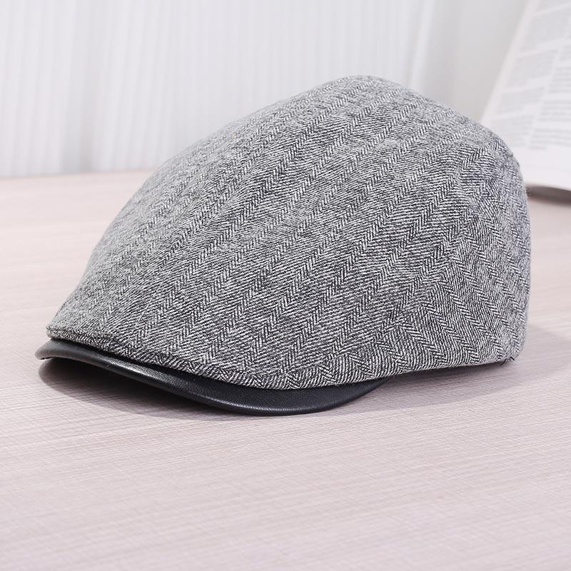 Anti-beret children autumn and winter new cap retro forward hat men's British style newsboy hat hipster