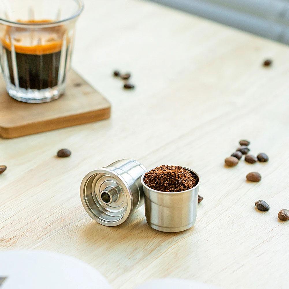 Stainless Steel Reusable Coffee Capsule Refillable Coffee Pods Espresso Coffee Filter Pod Coffee Capsule Pod Coffee Accessories