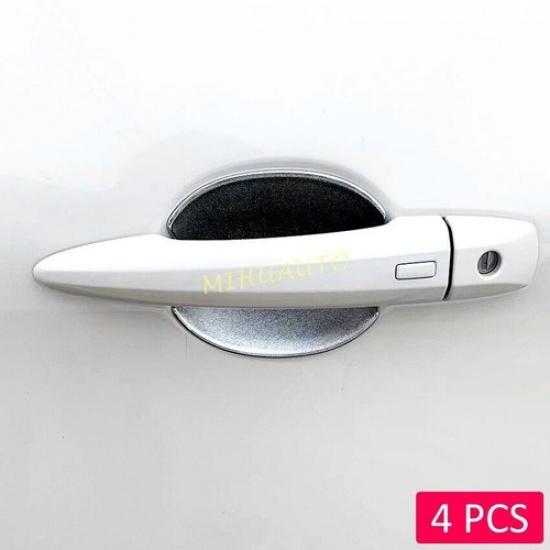 For - Nissan Rogue XTrail T33 Chrome Car Door Handle Cup Bowl Cover Trim