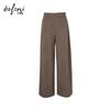 Eifini Old Money Style Wide-Leg Straight Pants for Women