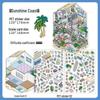 Infeel.Me My Little House 3D Scenery Stickers - Miniature Two-Layer Quiet Book Series