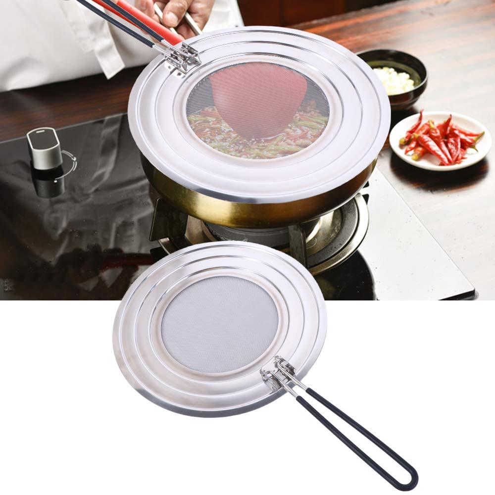 Nerezový kryt proti stříkajícímu oleji Ochrana proti rzi a oleji Víko Multifunkční síťka na filtraci oleje Smažený