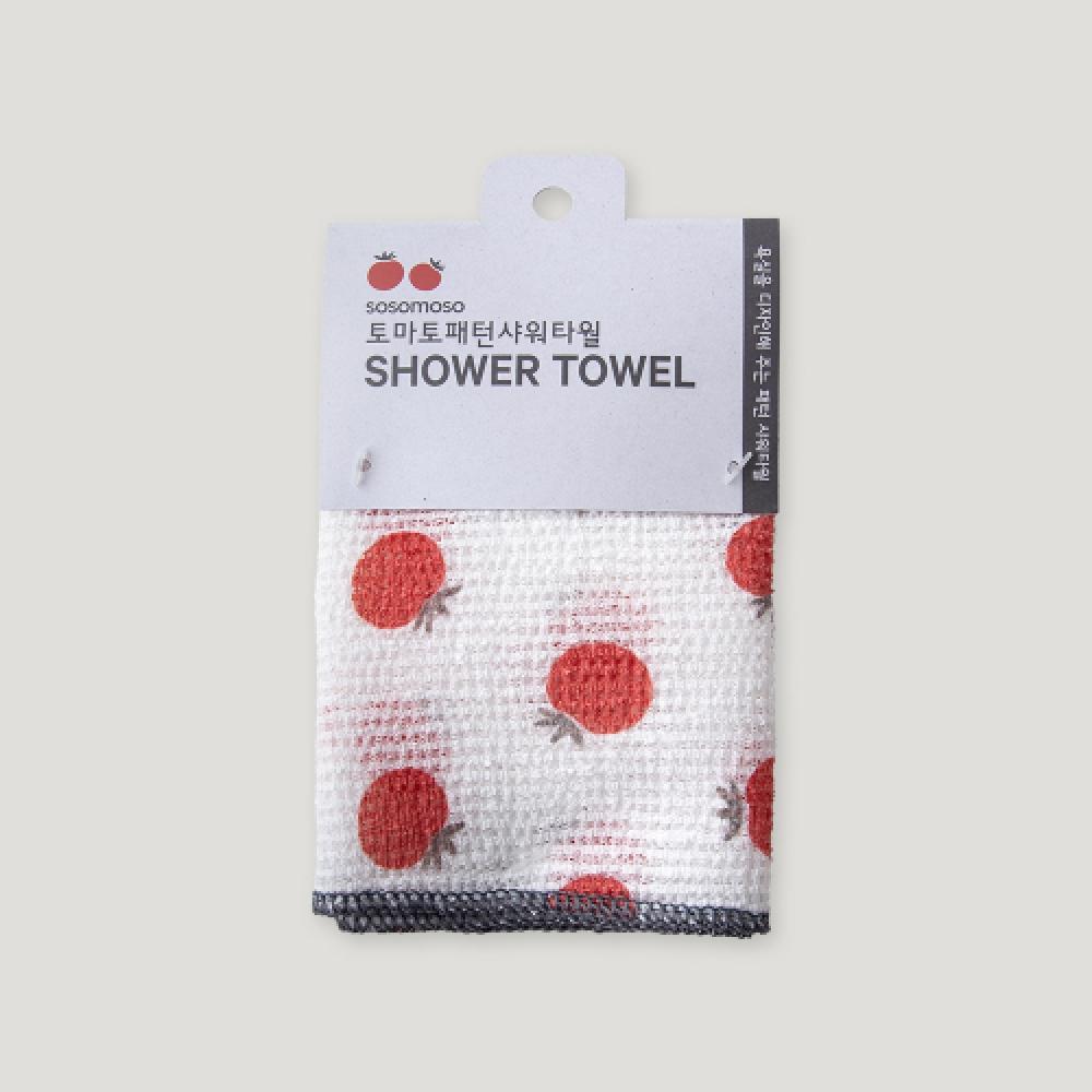 Sosomoso Tomato Pattern Shower Towel FREE