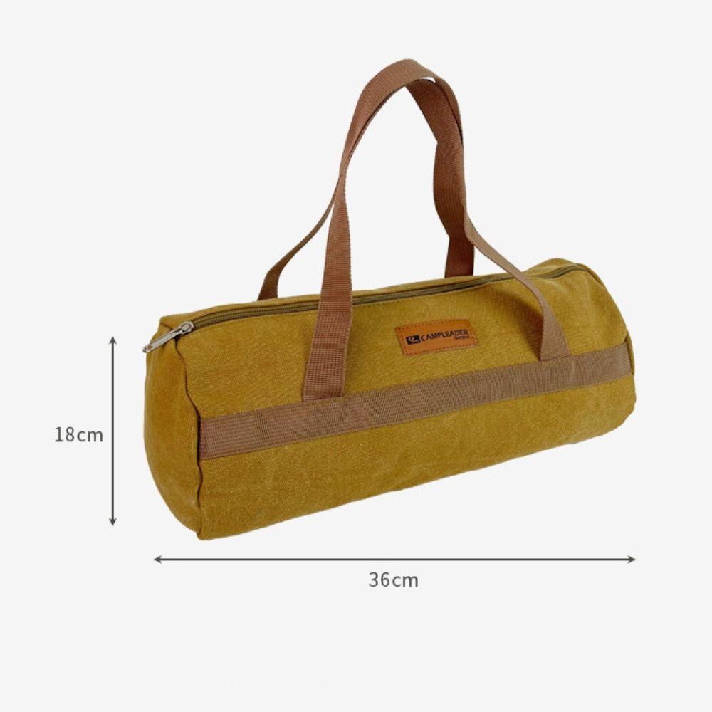 Yellow Canvas Electrician Travel Bag Canvas Tool Bag Outdoor Tools Packaging
