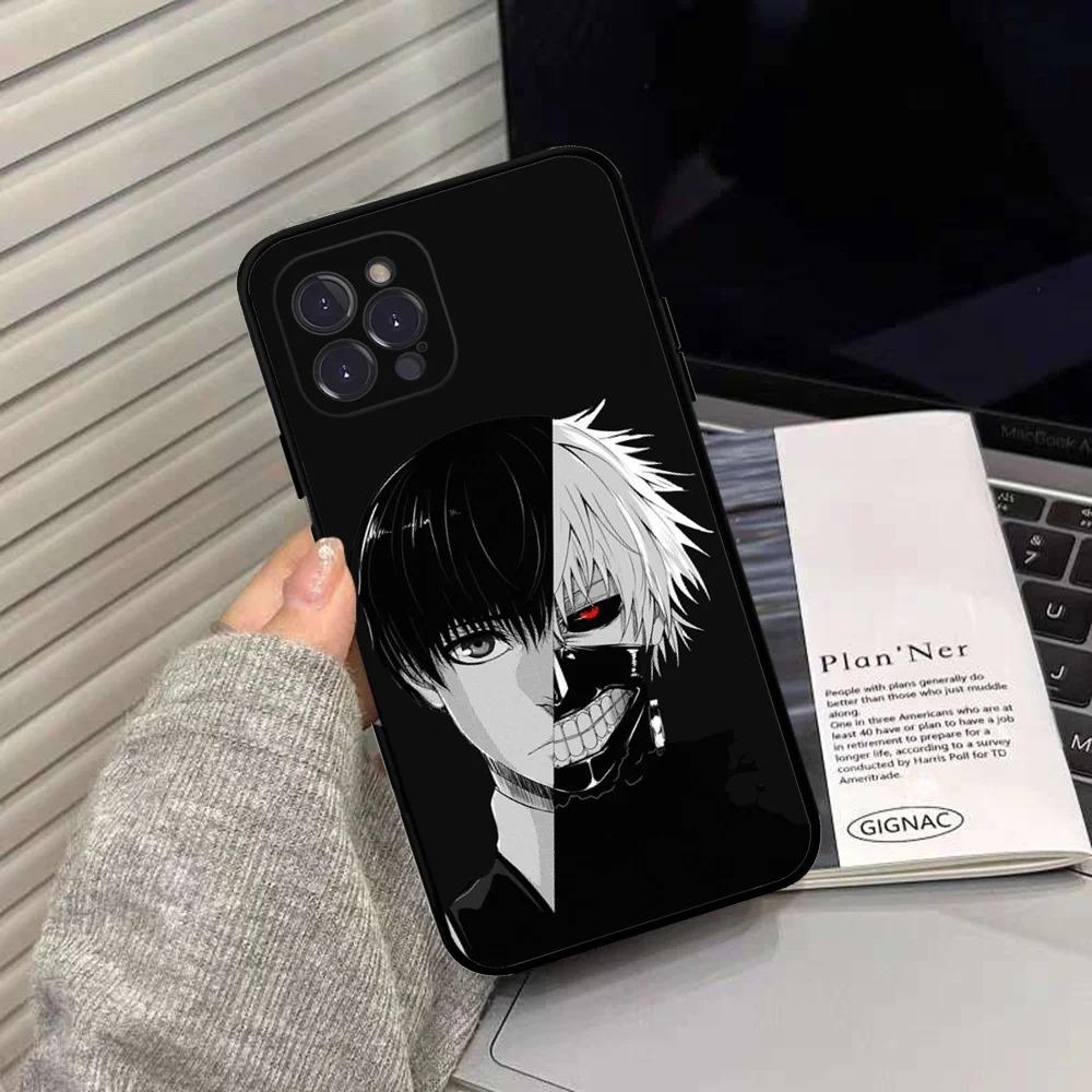 Anime Tokyo Ghoul Kaneki Ken Phone Case For iPhone 16 15 14 13 12 11 Pro Max XS X XR 7 8 SE Silicone Soft Cover