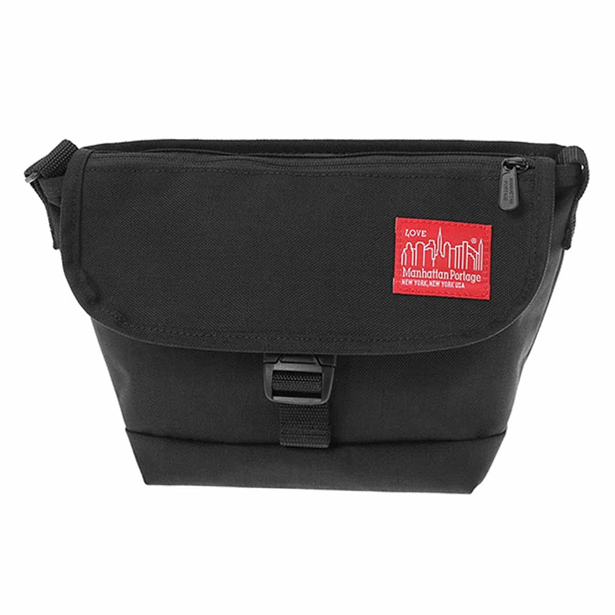 

Genuine Messenger Bag MP1603FZPBEARBRICK23 Nylon Messenger Bag Flap Zipper Pocket 2023 Black [Manhattan Portage] [Official] w/BE@RBRICK чорний