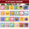 Advent Calendar 2025 for Kids 24 Days Xmas Countdown Calendar with Pull-back Car Stocking Stuffers Birthday Xmas Gift for Boys