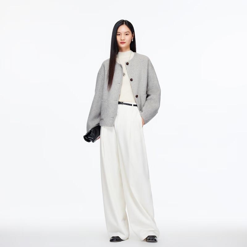 VEROMODA Women's 2025 Winter Wool & Alpaca Double-faced Coat