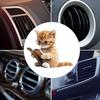 Car Vent Clip - Cat Car Air Vent Decoration - 3D Acrylic Lasting Accessories for Car Driver Men Women