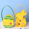 Felt Easter Egg Basket Large Capacity Storage Bag Handbag Cookie Gift Bag  Gift Giving