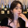 Exquisite S925 Silver Zircon Teardrop Earrings for Women - Light Luxury, High-End Design