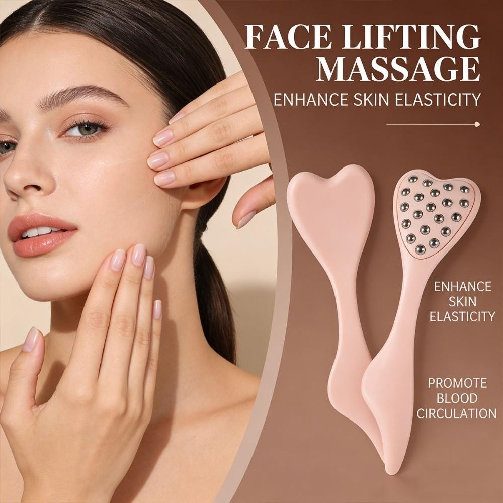 20 Beads Design Facial Roller Guasha Face Massager Tool  Neck Body Massage