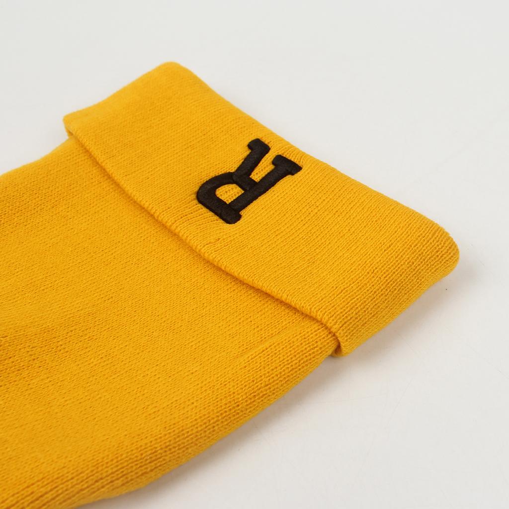 Men Women Winter Knitted Beanie Hat R Embroidery Stretchy Skull Cap Casual Warm Cuffed Watch Hat