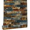 Retro Antique Brick Wall Paper Self Adhesive Waterproof and Moisture-proof Rust Sticker Living Room Sofa Background Wall Decorative Wallpaper