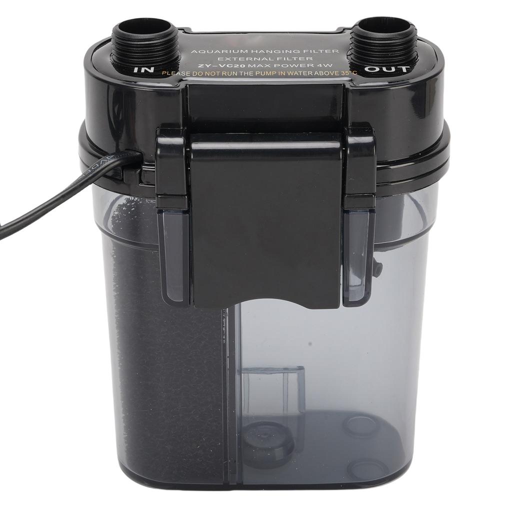 Aquarium Filter Low Water   Design Compact External Wall Mounted Fish   Filter for Outdoor