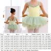 Camisole Style Tutu Gymnastics Leotards Sleeveless Design Ballerina Tutu Dress  Kids