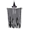 38" Halloween Hanging Witch Decoration, Spooky Scary Flying Skeleton Ghost for Outdoor, Indoor Haunted House Porch Yard Patio Decor