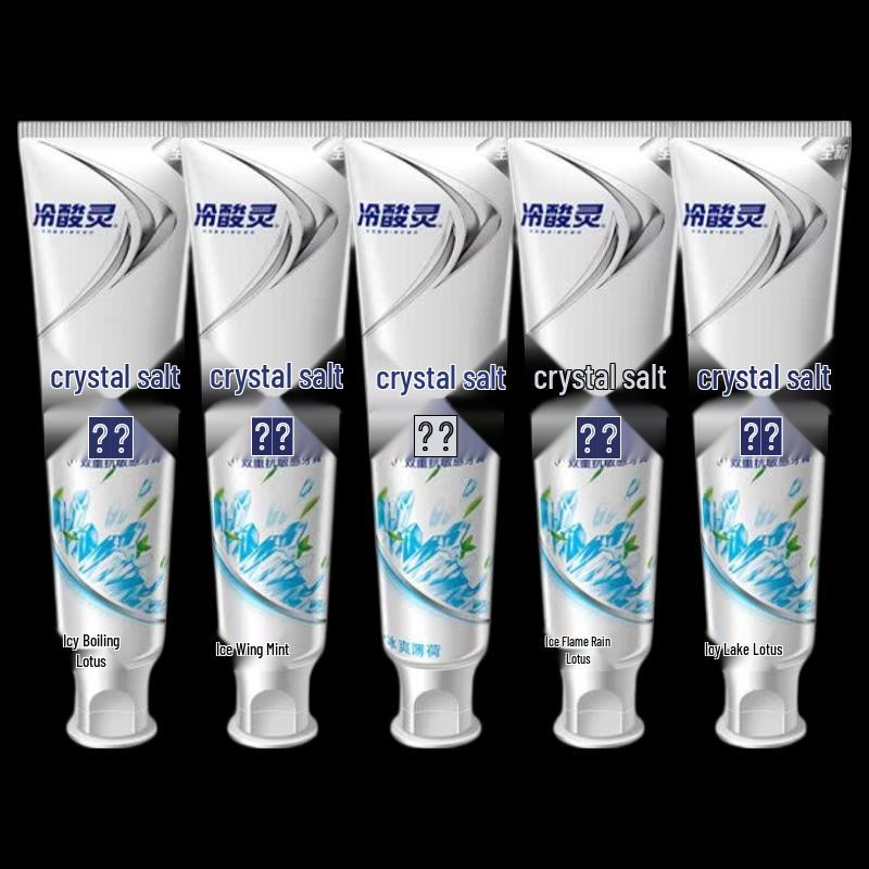 LengSuanLing Crystal Salt Whitening Toothpaste 5-Pack