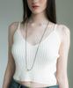 Pearly More Ball Point Leather String Necklace_Pm24N010Ss