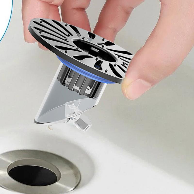 Bathroom Drain Strainer Filter Drain Cover Plug Bathroom Drain Stopper Sink Plugs Hair Catcher Odor Filter For Bathroom Shower