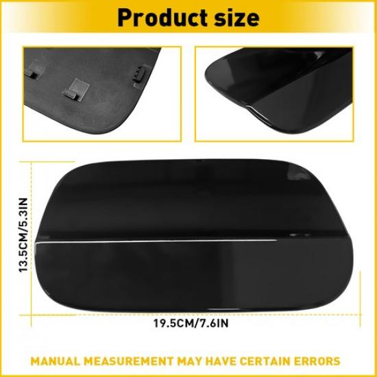 Svart Biltanklucka Bränslepåfyllningslock För 2012-2018 VW Volkswagen Passa