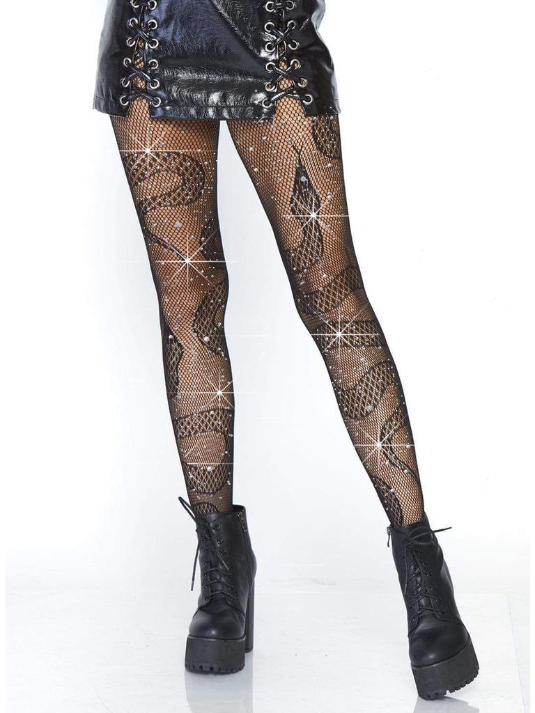 Suspender geometric irregular net socks hollow suspender net socks jacquard pants leggings pantyhose European and American fishing net socks